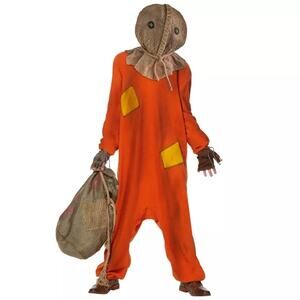 Kids Trick 'r Treat Sam Costume & Burlap Sack Treat Bag - SMALL (4-6)